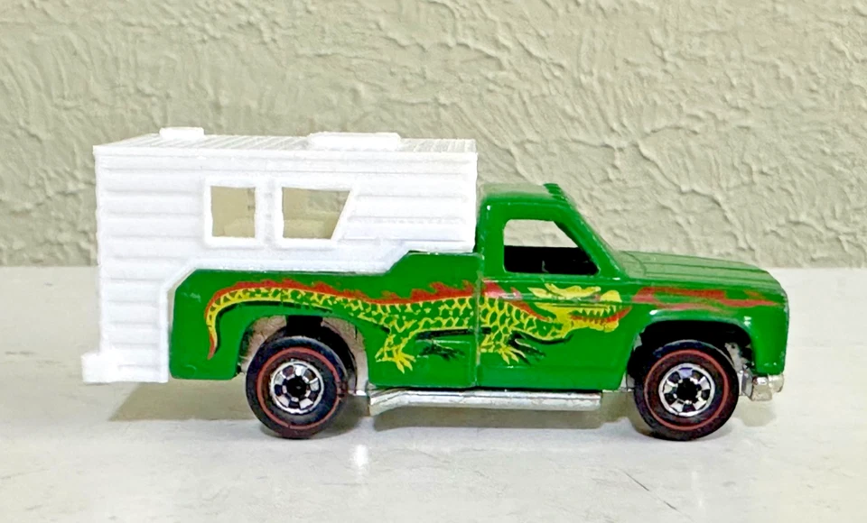 Hot Wheels Flying Colors 1974 Redline GMC Backwoods Bomb cámper completo ¡limpio! Foto 1 de 4
