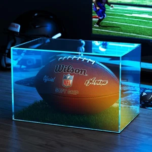 Autographed Football Display Case Full Size, No Assembly Required Clear Acryl... - Picture 1 of 6