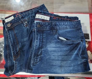 Men's Blue Denim Jean Shorts 2 Pair Lot Size 36 Artful Rebel Excellent Condition - Picture 1 of 11