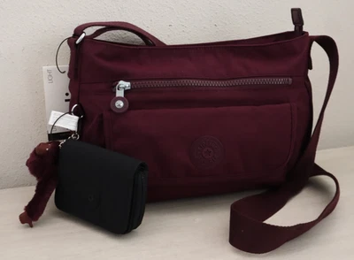 Kipling KIB7V9-1EJ Women's O/S Dark Plum/Black Syro Set Crossbody Bag $109 - Image 1 of 4