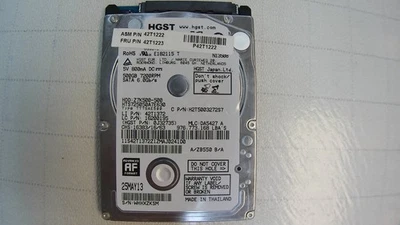 HGST Hard Drive Z7K500-500 500GB 2.5 SATA 3 Gb/s 7200 RPM Disk - Image 1 of 3