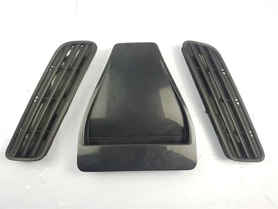 2007-2016 LANCER EVOLUTION X 3x BONNET VENTS BLACK — 第 1/4 张图片