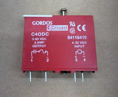 Gordos Crouzet C4ODC Output Module 4-32VDC Input 3-60 VDC Output - Image 1 of 2