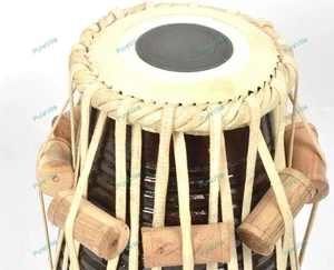 Instrumento Musical Folk Tambor Dayan Tabla Madera Sheesham Alta Calidad Percusión - Imagen 1 de 18