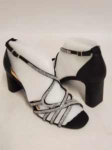 Bella Vita Womens Aliette Evening Heeled Sandals Heels Shoes Black Size 11 US - Picture 1 of 7