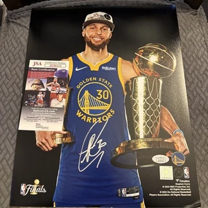 Stephen Curry Golden State Warriors Signed 11x14 Photo Autographed JSA COA - Picture 1 of 2