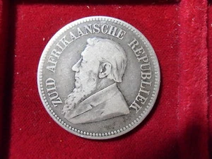 SOUTH AFRICA 2 1/2 SHILLINGS 1894 SILVER SUD AFRICA - Foto 1 di 1