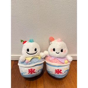 Bigo Live Go Chan Bi Chan Plush Doll Blue Pink Shave Ice Ver. Offcial Top Liver - Picture 1 of 2