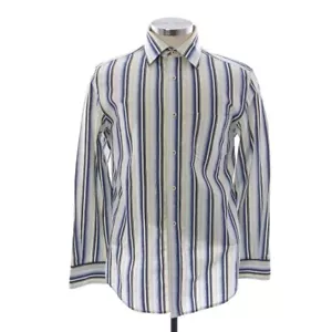 Tommy Bahama Mens Small Long Sleeve Button Up Striped Cotton Shirt - Picture 1 of 8