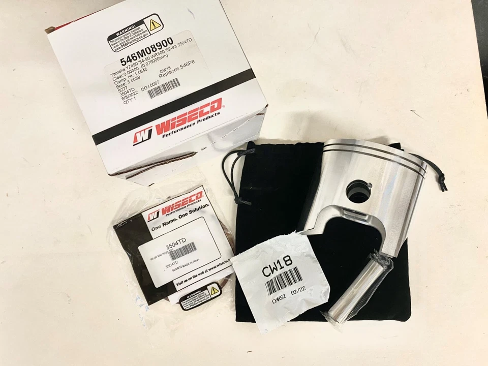 WISECO 546M08900 PISTÓN FORJADO YAMAHA YZ490 WR500 +2mm OVERBORE 89mm 546p8 Foto 1 de 1