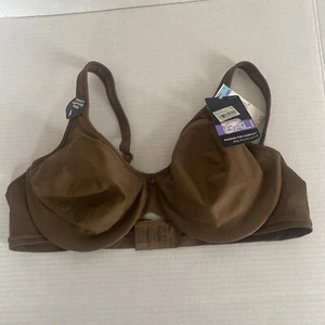 Bali New Brown Extra Smooth Passion For Comfort Bra Size 42C - Picture 1 of 11