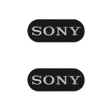 2pcs Sony aluminum logo badge replacement piece 25mm(0.98") X 10mm(0.39")