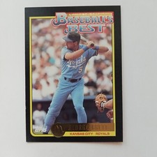 1992  Topps McDonald's Baseball's Best #6 George Brett Royals Baseball Card