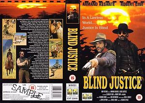 Blind Justice, Robert Davi Video Promo Sample Sleeve/Cover #14252