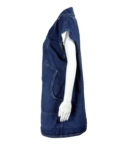 CYNTHIA ASHBY Heavy Denim Jean Jacket Top Pockets Size Large? - NTSF - Picture 1 of 9