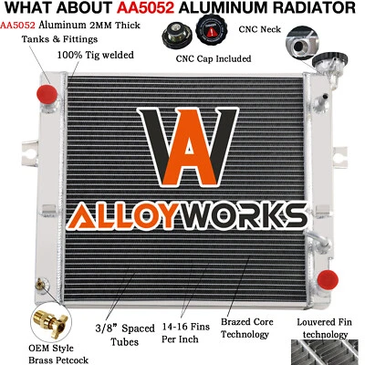 ASI PERFORMANCE FORKLIFT RADIATOR FOR TOYOTA CATERPILLAR F7 SERIES 7FG18 7FG20 7FG23 7FG25 7FG30