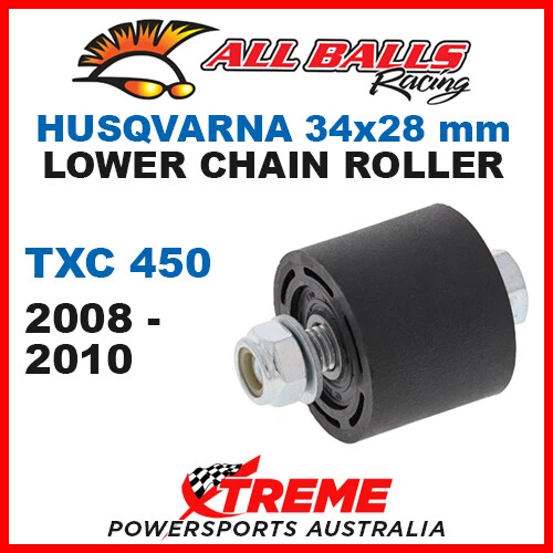 79-5001 Husqvarna TXC 450 2008-2010 34x28mm Lower Chain Roller w/ Inner Bearing - Изображение 1 из 2