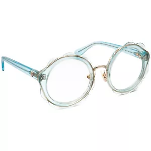 Gafas de sol Kate Spade marco solo Karrie/S PJPGO cristal azul y dorado redondo 52 mm - Imagen 1 de 12