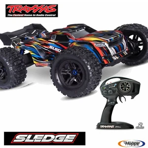 Traxxas TRX95096-4-BLU Sledge 4x4 Belted Blue 1/8 Monster Truck RTR Brushless - Picture 1 of 7