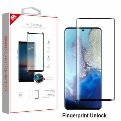 Mybat Full Coverage Tempered Glass Screen Protector For Samsung Galaxy S20 Black - Image 1 of 1