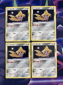 4x STELLAR WISH Jirachi 99/181 Non-Holo Rare Theme Deck Pokemon Team Up PLAYSET - Picture 1 of 2