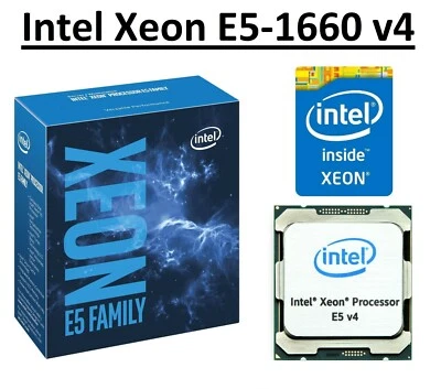 Intel Xeon E5-1660 v4 SR2PK 3.2 - 3.8GHz, 20MB, 8 Core, FCLGA2011-3, 140W CPU - Image 1 of 4