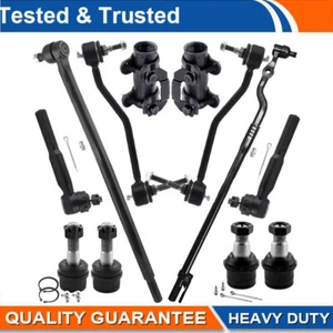 For 2000-2004 Ford F-250 F-350 SD 4WD Sway Bar Tie Rod Ball Joint Suspension Kit - Picture 1 of 14