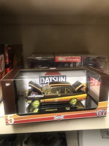 2024 M2 Machines 1970 Datsun 510 #5 Gold CHASE 1:24 Scale Brown R122 - Picture 1 of 3