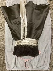 MAMOUKIAN, Dress, Small, brown with ribbon, new with tags $139 - Picture 1 of 4