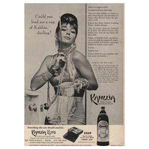 1964 Kahlua: Lend Me a Cup of Kahlua Darling Vintage Print Ad - Picture 1 of 1