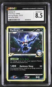 Pokémon Karte CGC 8.5 Darkrai G 3/111 Reverse Holo Rising Rivals - Bild 1 von 2