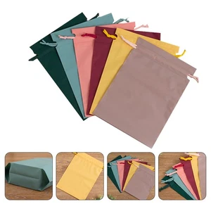 6 Pcs Trip Drawstring Bags For Travelling Shoes Clothes Storage Bags - Picture 1 of 12