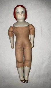 Vtg ? Ruth Gibbs Porcelain Doll 7” - Picture 1 of 12