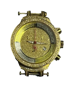 Men's Joe Rodeo JJM9 2.20ct. approx. 242 pcs. Diamonds Gold & Silver Swiss watch - Image 1 of 4