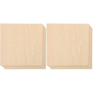 2 Count Show Pieces for Home Decor Diy Wood Planks Model Building Supplies - Picture 1 of 12