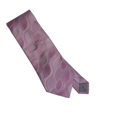 Gravata social formal padrão geométrico seda masculina feita na Itália gravata Tino Cosma - Imagem 1 de 4