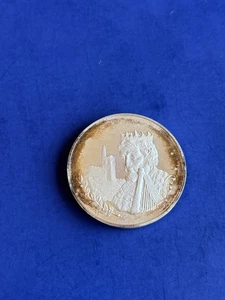 1970 Franklin Zecca Argento Sterling Proof Medaglia Storia del Popolo Ebraico DAVID - Foto 1 di 2
