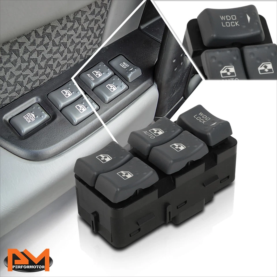 适用于 01-05 Pontiac Aztek 司机侧电动主电源窗控制开关 — 第 1/4 张图片