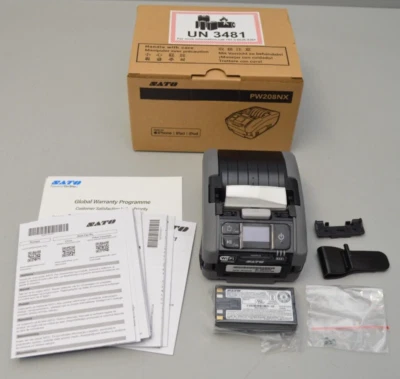 SATO PW2NX Mobiler Belegdrucker PW208NX Etikettendrucker 2 Zoll 203dpi 55mm Wifi - Bild 1 von 4