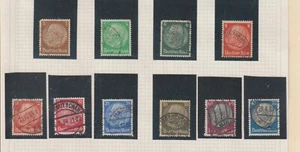 Alemania imperio Mariscal Hindenburg Valores año 1932-33 (GL-916) - Foto 1 di 1