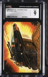 Hasbro GI Joe HISS 1986 tanque #109 CGC 9 como nuevo G.I. Tarjetas de acción de Joe - Imagen 1 de 2