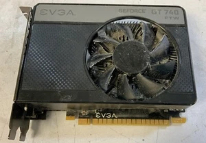 EVGA GeForce GT 740 FTW 2GB PCI-E Dual DVI Video Card 02G-P4-3744-KR NS-P7D - Picture 1 of 5