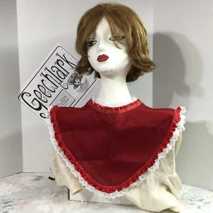 Red Queen COLLAR Princess Party Victorian Steampunk Civil dress geechlark 45 - Picture 1 of 6