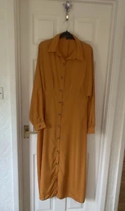 ladies Orange dress size 14 Boohoo - Picture 1 of 4
