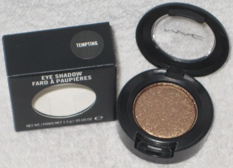 MAC Eyeshadow TEMPTING LUSTRE Golden Bronze Frost Retired RARE GLOBAL SHIP