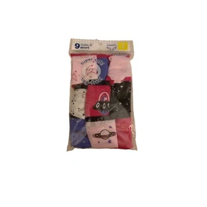 9 Girls Cotton Panties Underwear Size 4 - Picture 1 of 2
