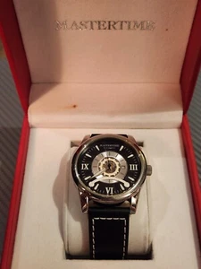Boxed Mens Mastertime Automatic 23 Jewels Watch With Date - MT001. New Strap. - Picture 1 of 23