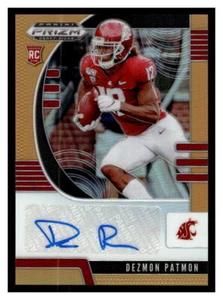 Panini Prizm 2020 selecciones de draft fútbol #150 Dezmon Patmon automático FRA38 - Imagen 1 de 2