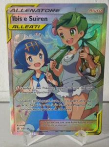 Pokémon Ibis E Suiren 231/236 Full Art Srt Sole E Luna Eclissi Cosmica IT NM/M - Foto 1 di 4