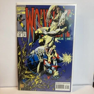 Wolverine # 81 May 1993 Marvel Comic Book Direct Edition Bagged & Boarded - Picture 1 of 8
